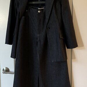 Et Ochs Ezra Denim Suit